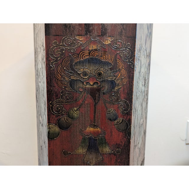 1950s Tibetan Scroll Box For Sale - Image 10 of 15