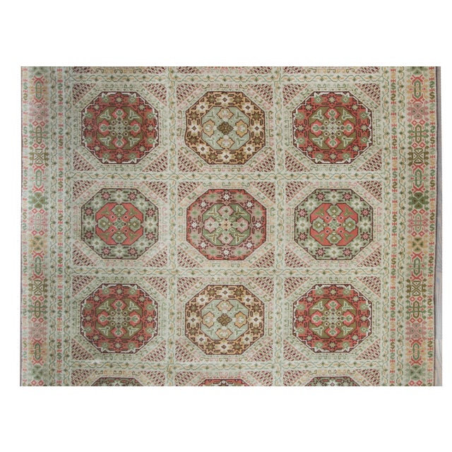Ivory Early 20th Century, Austrian Rug For Sale - Image 8 of 15