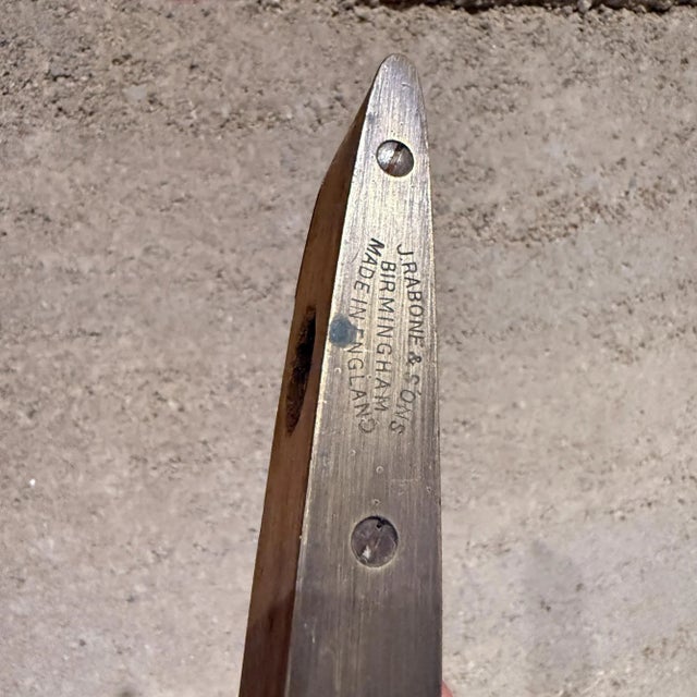 Vintage Wooden Level - Teak and Brass Dual Window Spirit Level - J Rabone & Sons Birmingham England For Sale - Image 9 of 12