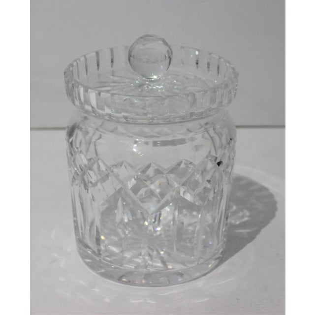 Vintage American Cut Glass Biscuit Jar With Cover Chairish
