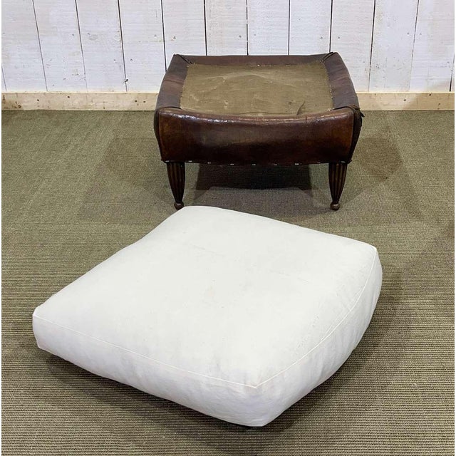 Art Deco Club Chairs in Leather and Fabric Seating, 1930s, Set of 3 For Sale - Image 9 of 18