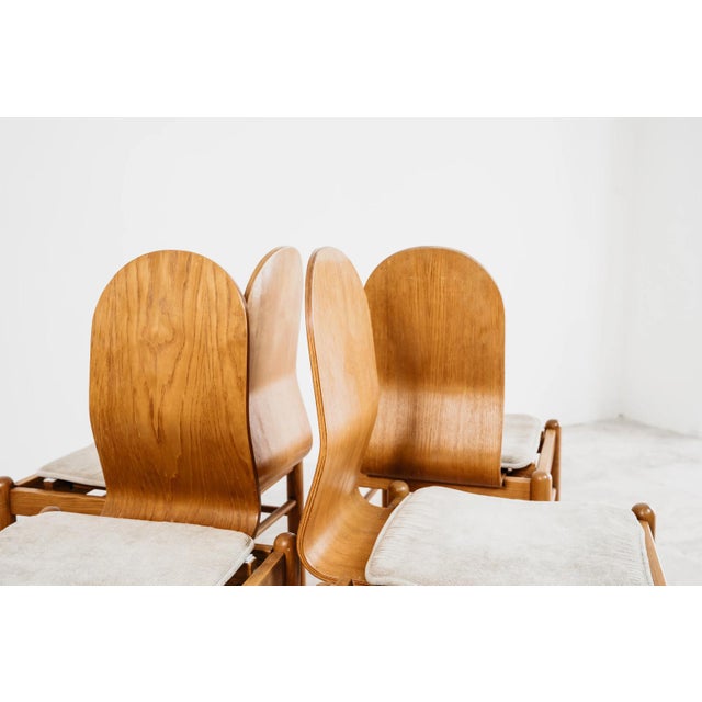 Mid-Century Scandinavian Dining Chairs form JYSK, 1970s, Set of 4 For Sale - Image 6 of 16