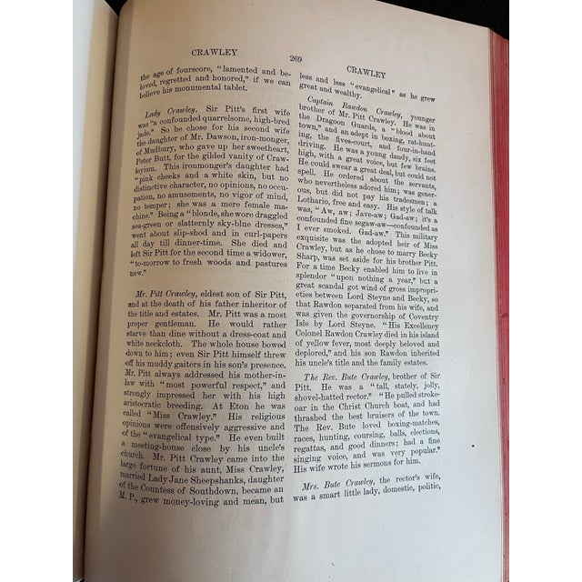 Late 19th Century Antique 1892 Book “Character Sketches of Romance Fiction and the Drama” Volume 1 For Sale - Image 5 of 11