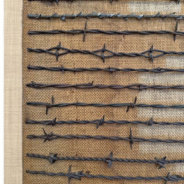 Metal Collection of Mounted 19th Century American Barbed Wire Specimens For Sale - Image 7 of 17