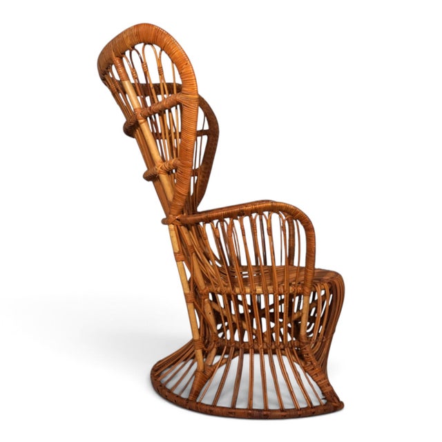Vintage Rattan Chair from Rohé Noordwolde, 1970 For Sale - Image 4 of 18