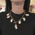 Baroque Bochic “Capri” Vintage Pearl, Ruby & Multi Gem Necklace Set in 18K & Silver For Sale - Image 3 of 13
