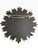 Vintage Gold Sunburst Mirror | Molded Resin Starburst Wall Mirror For Sale In Portland, ME - Image 6 of 6