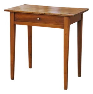 19th Century French Louis Philippe Walnut Side or Bedside Table With Drawer