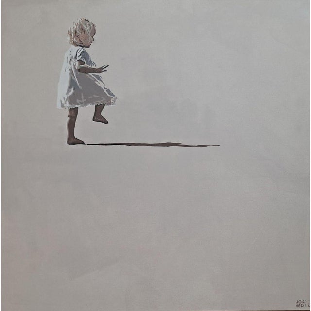 Joanna Woyda, The Beach: The First Step, 2025, Acrylic on Canvas For Sale - Image 4 of 6