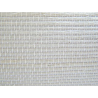 Vintage Creamy White Grasscloth Unused 1 Roll For Sale