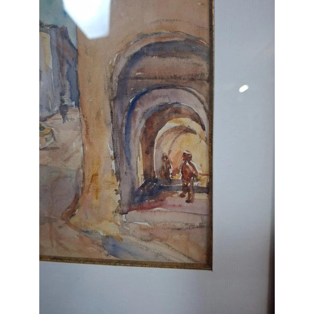 Arthur Harold Heath, Le Broc À Vence, 1914, Watercolor, Framed For Sale - Image 6 of 10