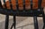 Pair of Mid 20th Century Hitchcock Black W/ Brown Seat Gold Stenciled Fruits Harvest Dining Chairs For Sale - Image 11 of 15