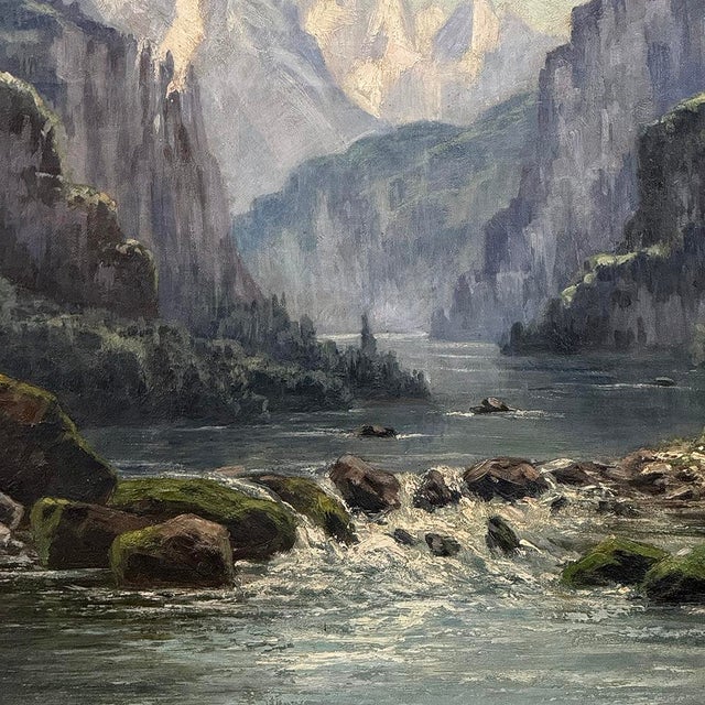 19th Century Framed Oil Painting on Canvas by L. Delderenne (1864-1921) For Sale - Image 10 of 12