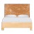 Swirl Rattan Standard Bed Queen, Natural For Sale