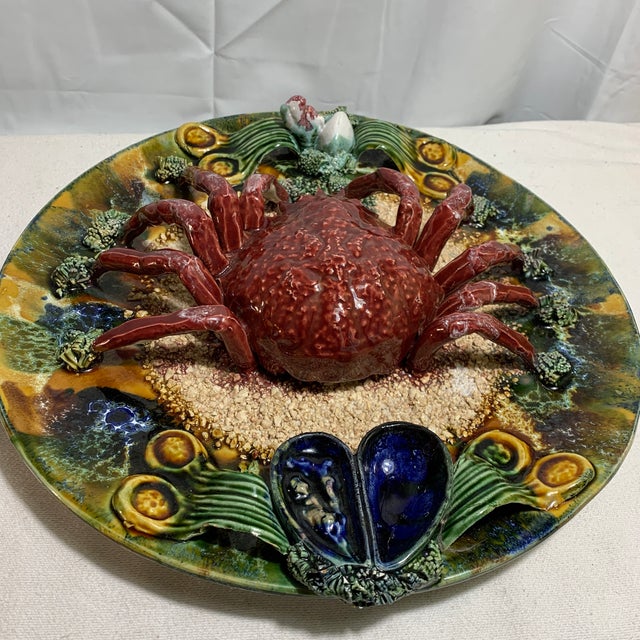 Bring the vibrant essence of Iberian coastal tradition into your home with this stunning, highly collectible vintage...
