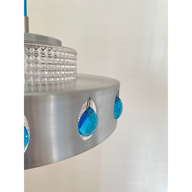 Metal Mid-Century Hanging Lamp from Vitrika, 1960s For Sale - Image 7 of 10