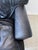 Black Leather Two-Seater Sofa by Arcon Italia, Italy, 1980s For Sale - Image 9 of 15
