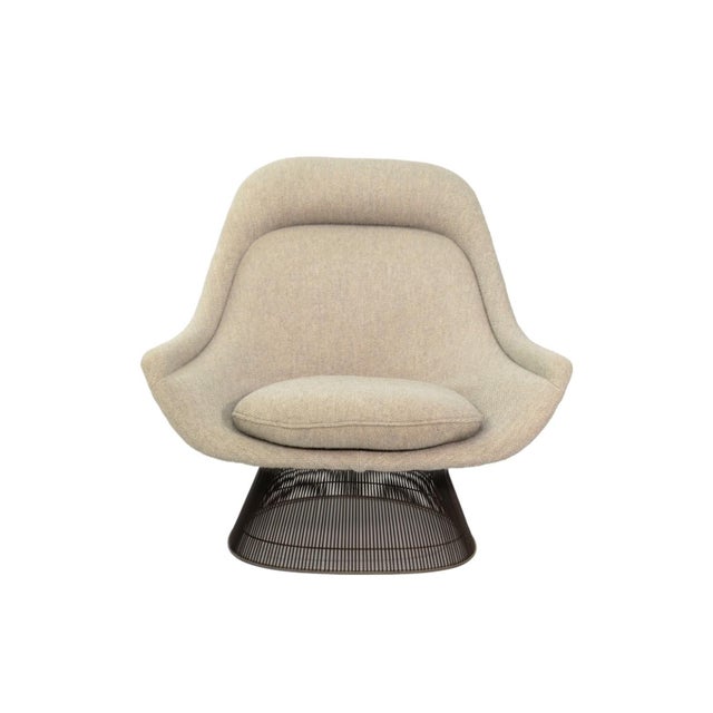 Designed by renowned architect and designer Warren Platner for Knoll, this Mid Century lounge chair and ottoman embody the...