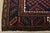 Zanjan Rug 4'5'' X 7'5'' Red Wool Vintage Tribal Hand-Knotted Oriental Carpet For Sale - Image 9 of 12