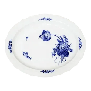Royal Copenhagen Blue Flowers Curved 17" Platter
