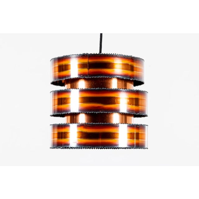 Black Brutalist Pendant Light by Svend Aage Holm Sørensen for Holm Sørensen & Co, 1960s For Sale - Image 8 of 8