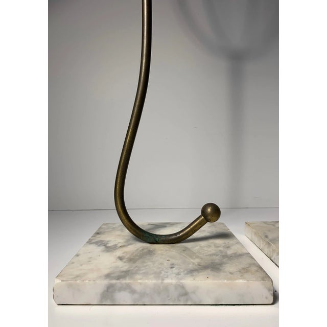 Mid 20th Century Vintage Brass Wire Mannequin Heads / Hat Rack Stand - A Pair For Sale - Image 5 of 8