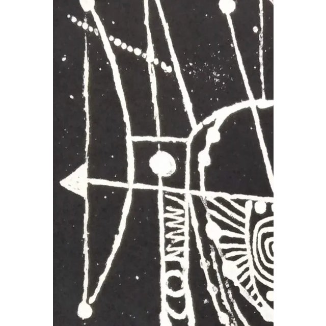 Will Faber, Untitled, 1974, Lithograph on Paper, in Flawless conditions. Designed 1970 to 1979 This piece has an...