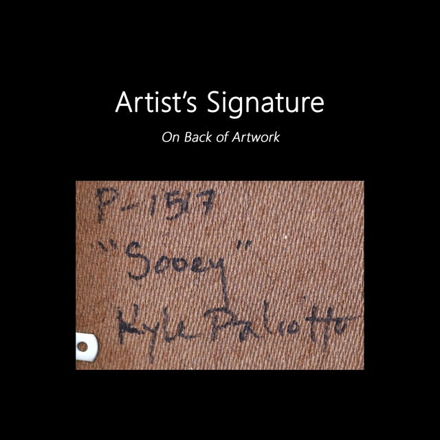 Sooey - Original Contemporary Figurative Animal Painting on Canvas by Kyle Paliotto For Sale - Image 9 of 9