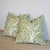 Traditional Quadrille Arbre De Matisse Reverse Jungle Green on White Suncloth Outdoor Pillows For Sale - Image 3 of 5