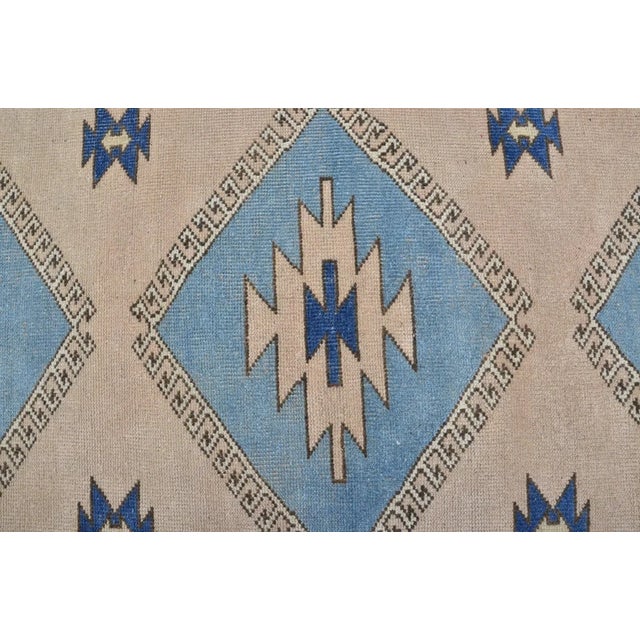 1950s Authentic Antique Corridor Rug For Sale - Image 5 of 10