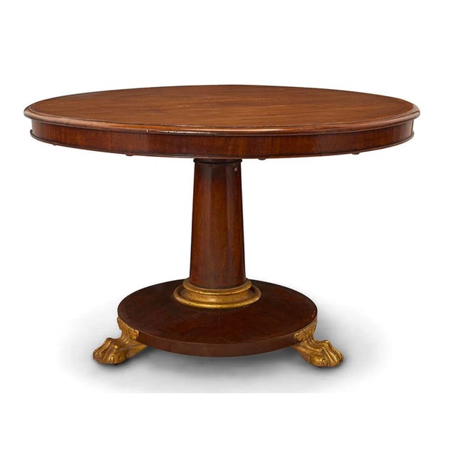 Antique William IV Mahogany Regency Tilt Top Breakfast Table. Provenance: Joanna Carson Estate