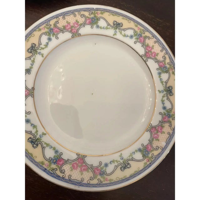 Mid 20th Century China Salad/Dessert Plates - Set of 7 For Sale In Chicago - Image 6 of 7