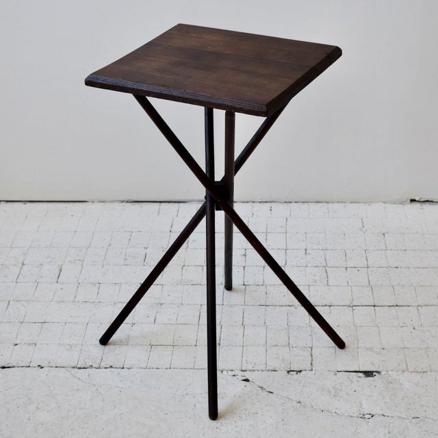 Antique Splayed Leg Wood Table, Circa 1910s For Sale - Image 4 of 12