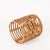 Rattan and Wicker Round Pouf Stool attributed to Tito Agnoli, Italy, 1960s For Sale - Image 10 of 12