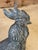 Vintage French Style Cast Iron Rooster Garden Statue With Wrought Iron Floral Base For Sale - Image 9 of 12