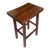 1990s Mateo Walnut Backless Bar Stool For Sale