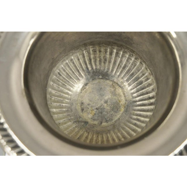 Vintage Regency Style Silver Plated Trophy Cup Urn Champagne Chiller Ice Bucket For Sale - Image 9 of 11