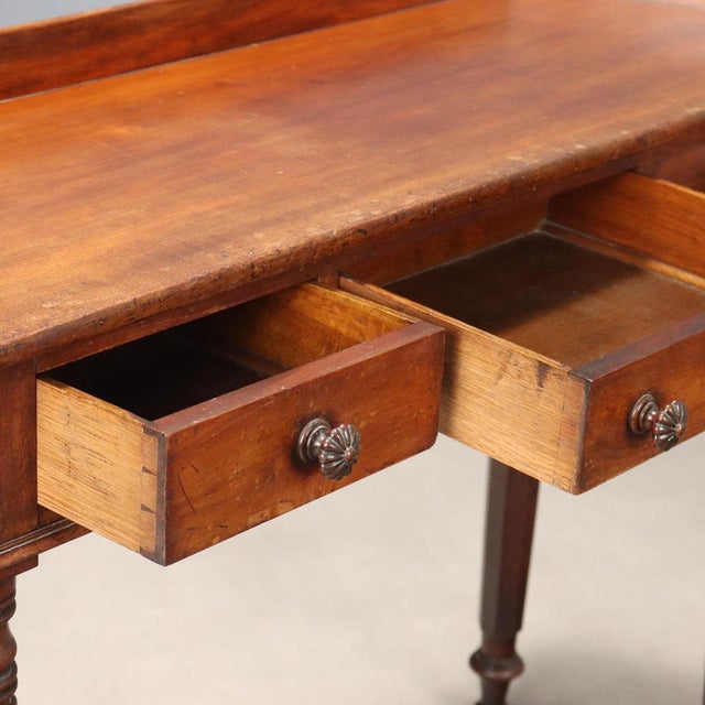 Writing Desk in Walnut For Sale - Image 3 of 9
