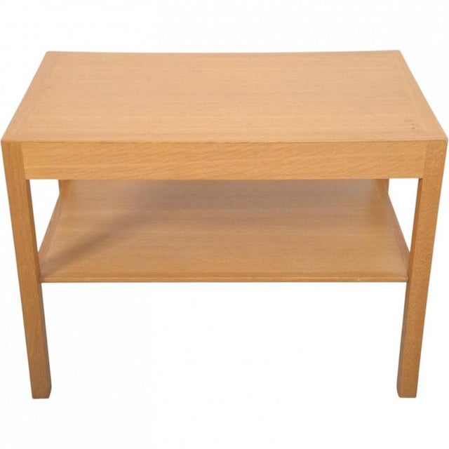 Hans Wegner coffee table of solid oak wood. The table is from the 1960s but was later refurbished, so it appears in great...