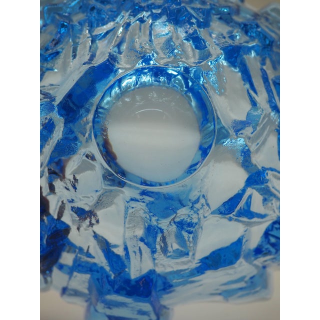 Full Lead Crystal Bowl by Mats Jonasson for Målerås Glassworks, Sweden, 1970s For Sale - Image 9 of 10