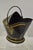 Antique Victorian Black Steel Hand Painted Flower Tole Metal Coal Scuttle Bucket For Sale In Philadelphia - Image 6 of 12