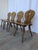 Vintage Tyrolean Farmhouse Heart Cutout Wooden Dining Chairs, 1970s, Set of 4 For Sale - Image 11 of 18