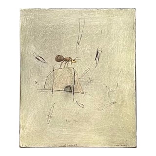 Wes Mills Painting/Drawing Titled “Coward” 1992 For Sale