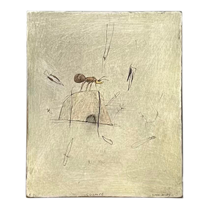 Wes Mills Painting/Drawing Titled “Coward” 1992