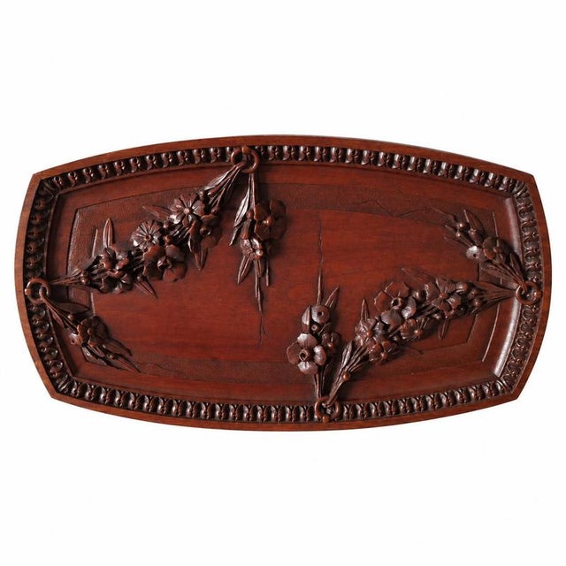 Art Nouveau Wall Plaque, 1900s For Sale - Image 9 of 9