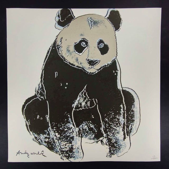 After Andy Warhol, Big Panda, 1980s, Numbered Limited Edition Lithograph For Sale - Image 6 of 6