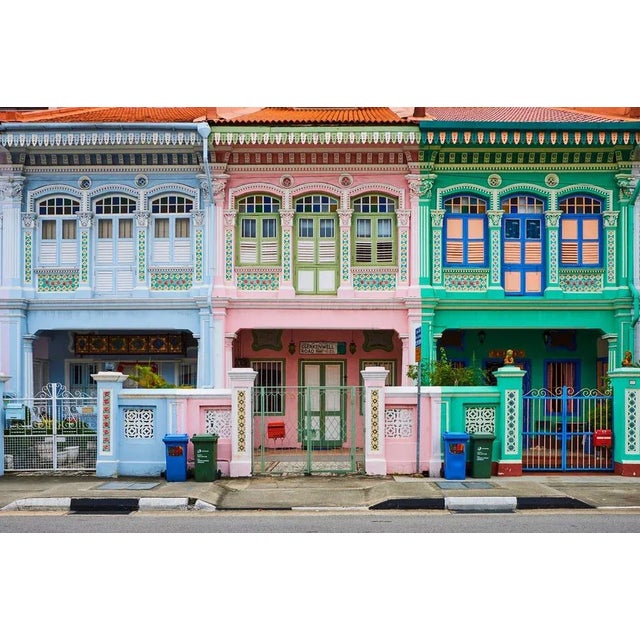 Tuul & Bruno Morandi, Singapore, Peranakan Houses in Euros District, Photographic Paper, in Flawless conditions. Designed...
