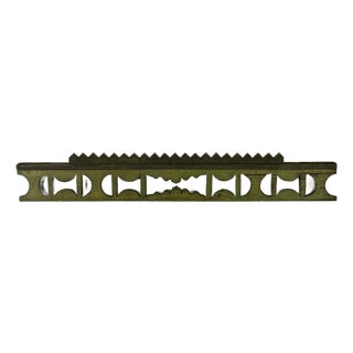 Majestic Architectural Salvage Ornamental Painted Wood Frieze/Valance Decorative Element C. Late 19th American Victorian Design For Sale