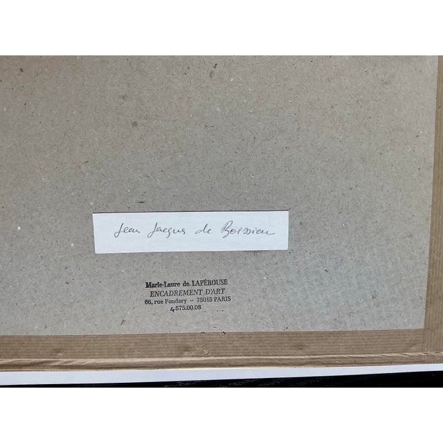 French Country Antique French Engraving “Jenny With Its Foal” Jean-Jacques De Boissieu, 1797 – Paris Framed For Sale - Image 3 of 7