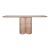 Bullet Leg Travertine Console Table For Sale